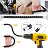 Rierousy 14 pieces 105° angle screwdriver attachment adapter, angle attachment