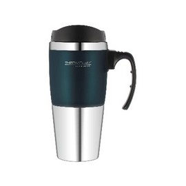 Thermos THERMOcafé™ Stainless Steel Double Wall Travel Mug - Balsam Trim 450mL