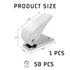 TIANNAIT 1 Piece Hole Punch with 50 Pieces O Rings