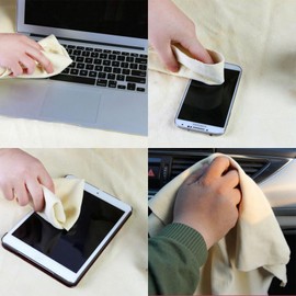 Natural Chamois Leather Car Cleaning Cloth Washing Suede Absorbent Drying Towel VOSO (40X70cm)