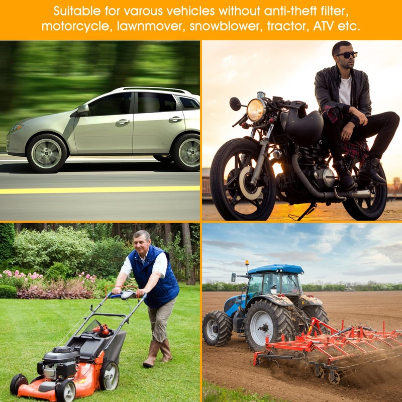 H-veenjor Gasoline Siphon Hose Pump, Hand Fuel Transfer Pump, High