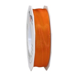C.E. Pattberg Präsent 25 mm 25 m Ribbon Wired Tafetta Lyon, Orange