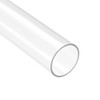 sourcing map Transparent Rigid Storage Tubing with Lids Clear Small