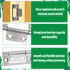 4Pcs Door Hinges Rustproof Flush Hinge Removable 3 Inch Door