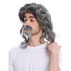 WIG ME UP - 91098-ZA63/ZA103 Men's Moustache Wig Long Old