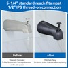 Dreyoo 5 1/4 Inch Bathroom Tub Spout Compatible with Westbrass