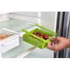 EZONEDEAL Fridge Drawer Organizer, Retractable Drawer Refrigerator Storage Box, Unique