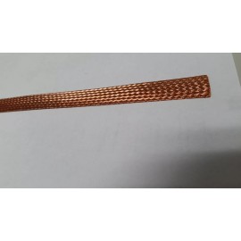 ACDC 225 FEET 5/8" BRAIDED GROUND STRAP GROUNDING BARE PURE COPPER FLAT BRAID USA