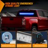 Nilight 144LED Traffic Advisor Strobe Light Bar with Controller Blue