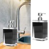 Hand Soap Dispenser Press Design Black Simple Fine Details Foaming