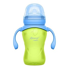 Evenflo Advanced Taza Entrenadora Antiderrames, Boquilla Ultra Suave de Silicón, 270ml, Libre de BPA, 1 Pieza