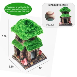 SiissaPeksid Aquarium Decor,7-Stone Mini Stacked Zen Rock Stone Decor – Balanced Stones Cairn Statue for Garden, Fish Tank, and Micro Landscape (3.7" H)