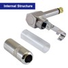 Adaptador Convertidor de Audio 5 Pcs, Conector 6.35mm, Plug 1/4