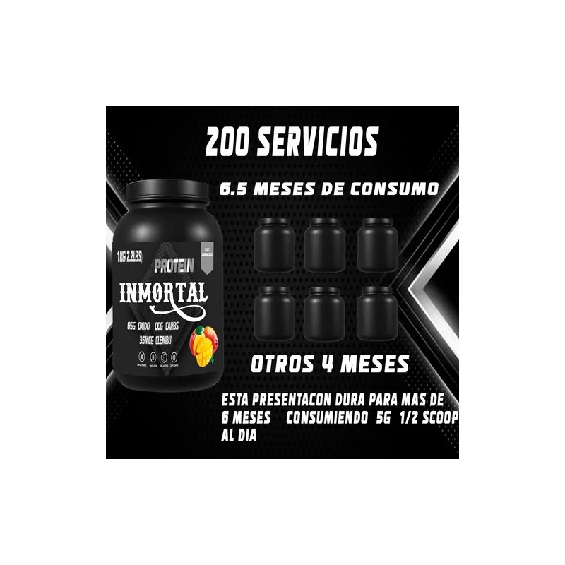 Óxido Nítrico Clembuterol Protein Inmortal 1kg