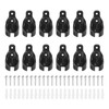 sourcing map 12Pcs Bungee Ball Receivers Brackets, Universal Blinds Bungee