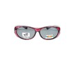 Polarized Sunglasses Fit Over 60 MM Small Oval - Red