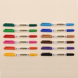 Monami [Monami] Name Pen T (TWIN) 12 Color Set - Twin Type