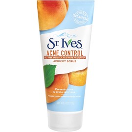 St Ives - Exfoliante de albaricoque St. Ives Naturally Clear para controlar imperfecciones y puntos negros, unisex, 170 g (6 oz)