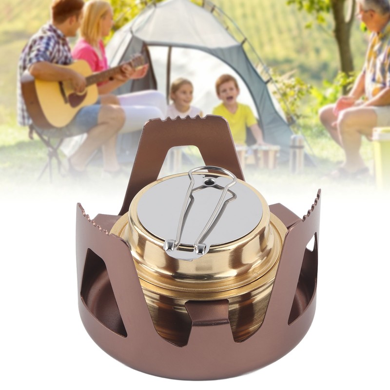 Portable Ethanol Stove Burner Outdoor Camping Cooker Furnace Cookware with