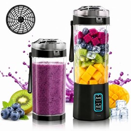 ZTGHFMY Portable Blender for Smoothies and Juices