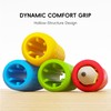 4-Pack Textured Silicone Sensory Fidget Pencil Grips