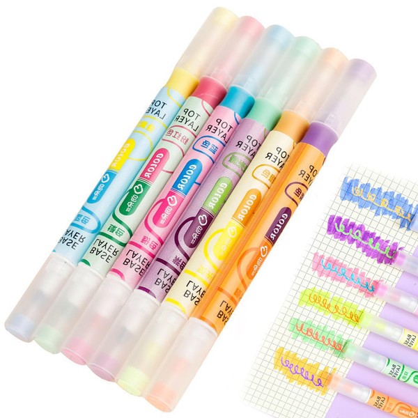 LERAO Colored Highlighters,Highlighters Pastel,Cute High Lighters Pastel,Highlighter Set 6-Count Pack