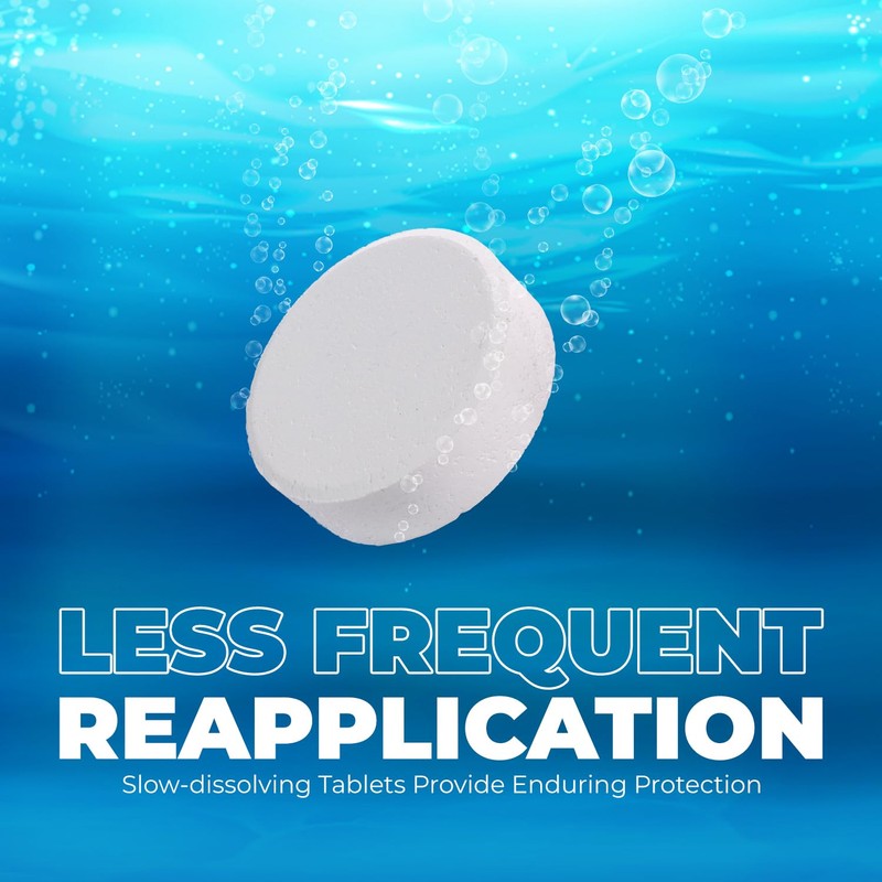 XtremeClear 3 Inch Stabilized Chlorine Tablets for Sanitizing Swimming Pools