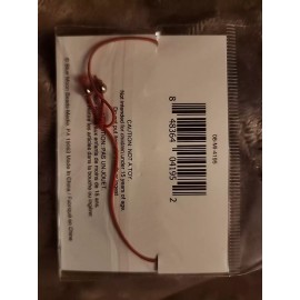 Unbranded Loved Morse Code Bracelet Gold Tone Red Cord