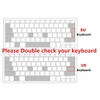 HRH French AZERTY Language Silicone Keyboard Cover Skin for MacBook