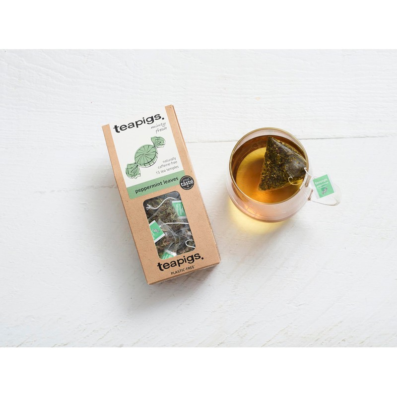 teapigs Peppermint Leaves Tea, 15 Count (Pack of 6)