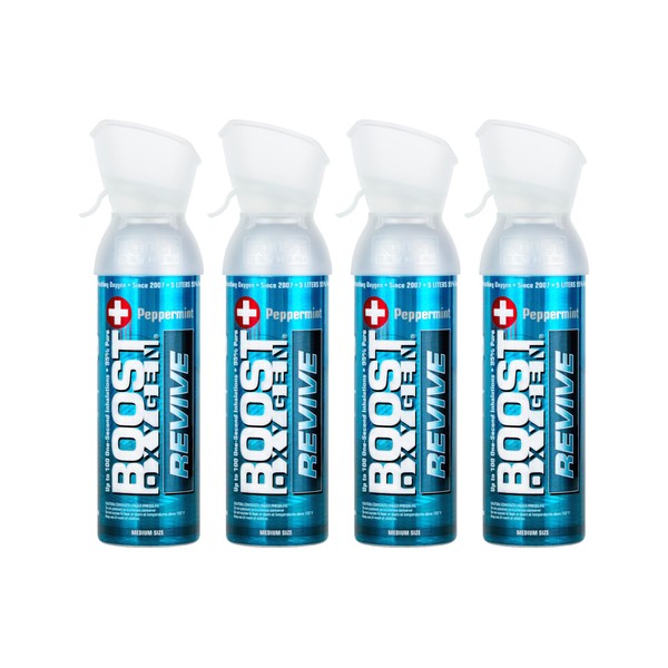Boost Oxygen Boost Oxygen Medium Revive Peppermint Aroma 5 Liter
