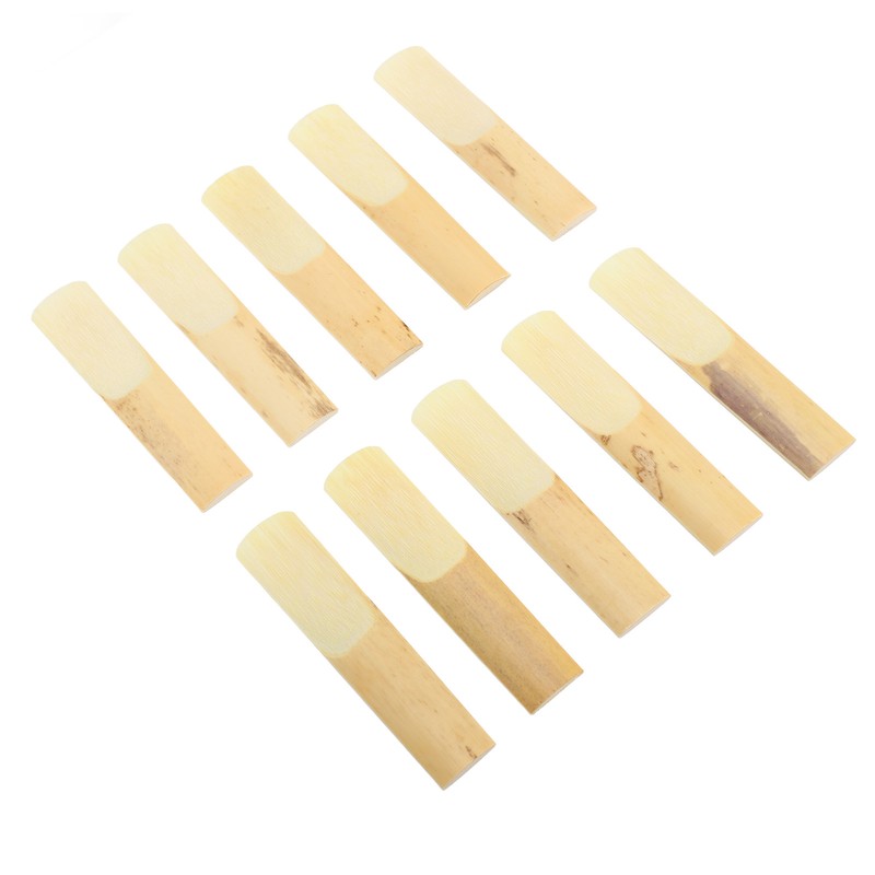 10Pcs Tenor Saxophone Reeds Set Bb Key Sax Replacement Parts