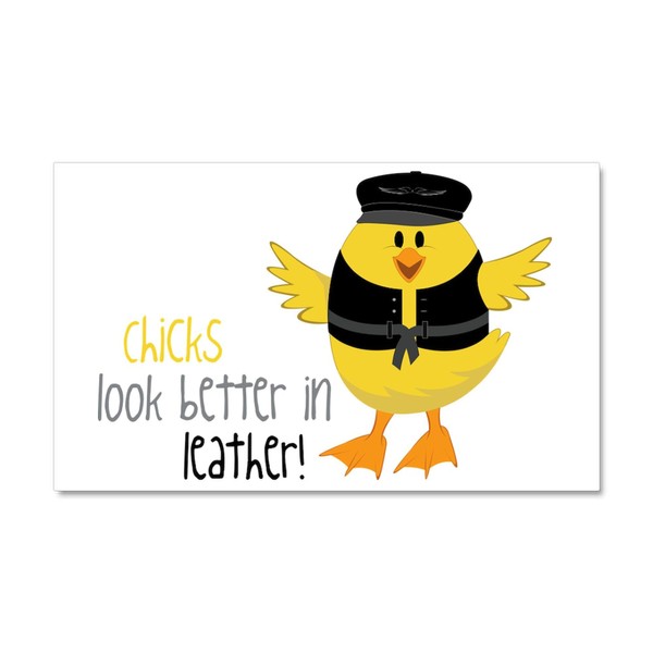 CafePress Better in Leather Car Magnet 20 X 12 Car