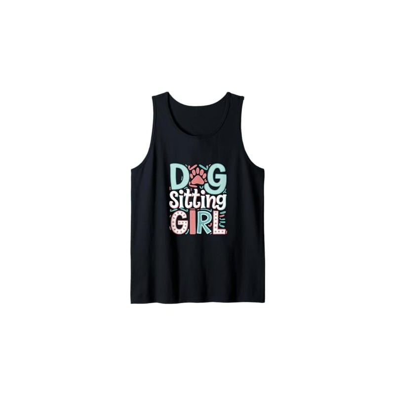 Dog Sitting Girl Professional Pet Trainer -------- Tank Top