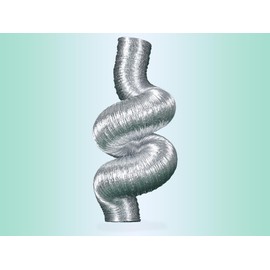 Inovate DryerFlex - 4" Flexible Hose for Laundry Dryer (8' Length)