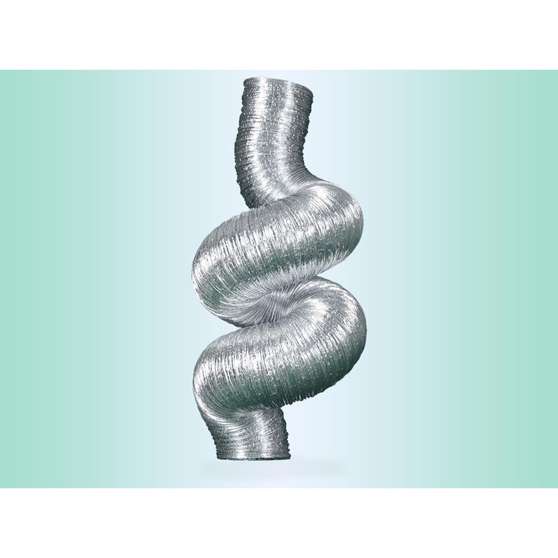 Inovate DryerFlex - 4" Flexible Hose for Laundry Dryer (8'