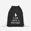 MoonWorks® Gym Bag with German Text "Ich Bin dann mal