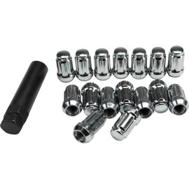 AWC 2017 RZR XP Turbo EPS Polaris 12MMX1.50 LOCK STYLE LUG NUTS W/KEY 16/PK RLUG