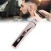 Electric Hair Clipper USB Rechargeable Hair Grooming Trimmer with 3