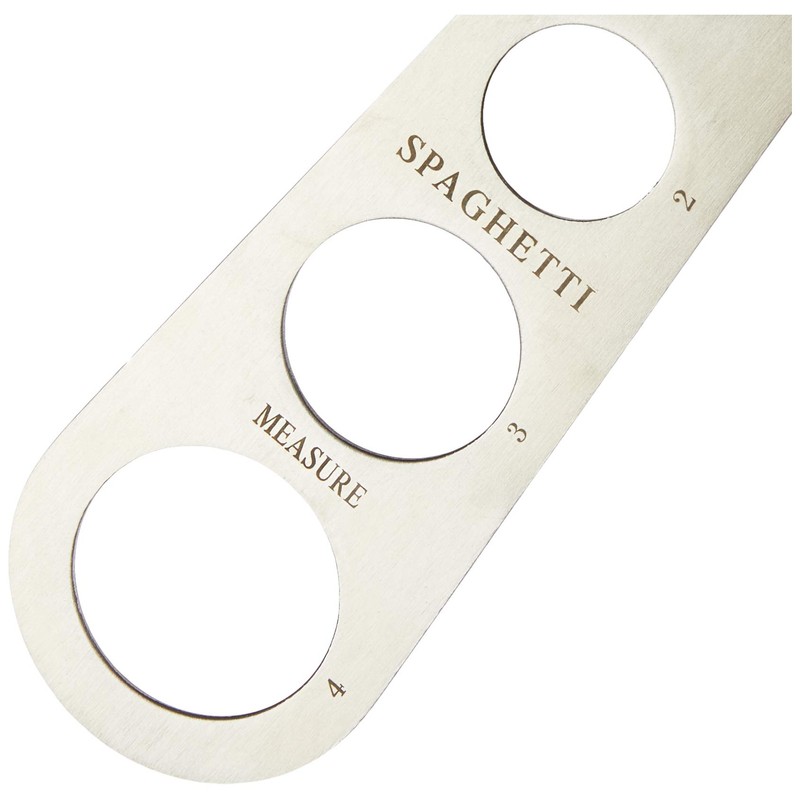 Fackelmann 40913 Steel Spaghetti for 1/2/3/4 Servings, 18.5 cm, Sybaris,
