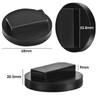 HREDZEO Jack Pad,2 Pcs Black Car Rubber Jack Pads Tool