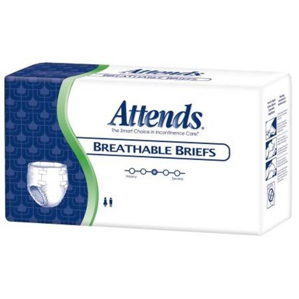Attends Breathable Briefs X-Large 58" - 63" (Bag of 20)