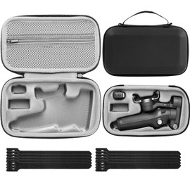 iulrtba Case for DJI Osmo Mobile 7P/7, Portable Storage Bag, Travel Bag for DJI OM 7/7P Gimbal Stabilizer Accessories, black, Bag