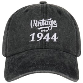 Jeasona 80th Birthday Gifts for Men 1944 Cap 80th Birthday Gifts for Dad/Grandad Gifts for 80th Birthday Man 1944 Birthday Gifts for 80th 1944 Male