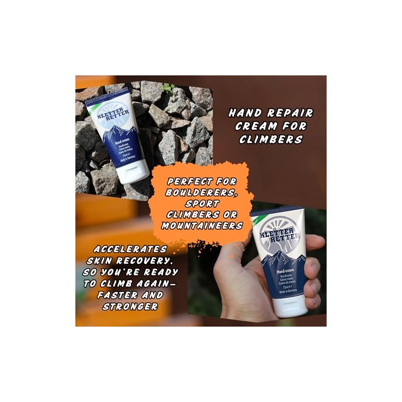 Climbing Rescue Hand Cream 75ml – with Panthenol, Calendula and
