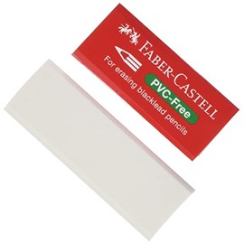 Faber-Castell Eraser PVC White 1pc (S)