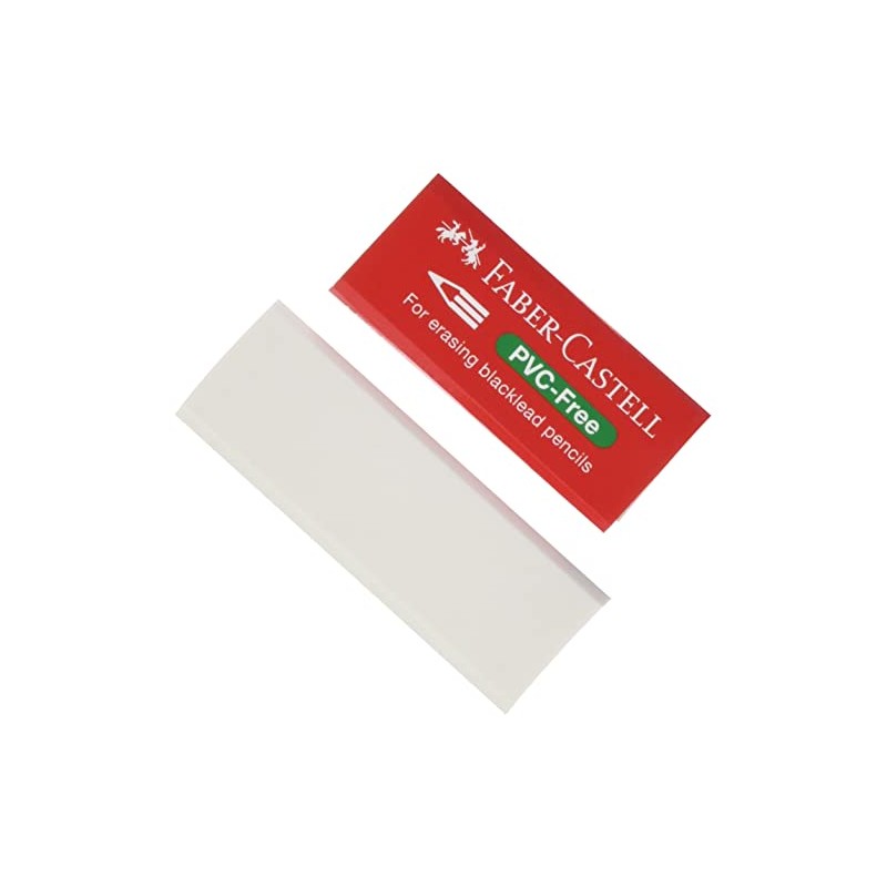 Faber-Castell Eraser PVC White 1pc (S)
