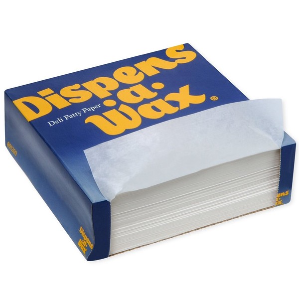 Dispens-A-Wax, 801200, White, Deli Patty Paper, 6" Length x 6" Width by GP PRO (Georgia-Pacfici) (Case of 10 Boxes, 1,000 Sheets Per Box)
