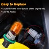 KPALAG 2PCS Park And Turn Signal Light Sockets & Bulbs