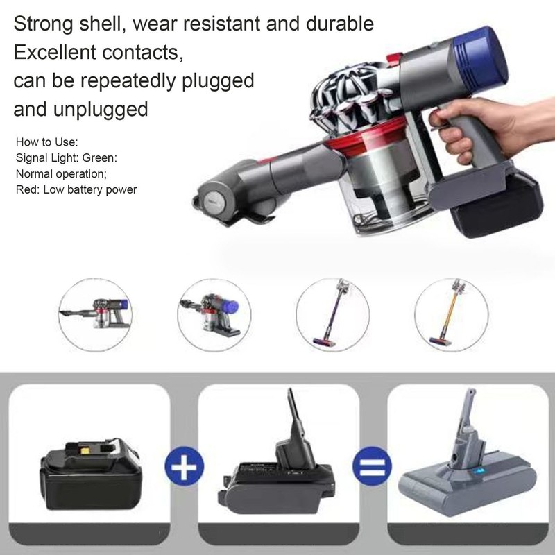 Lithium Battery to Vacuum Cleaner Adapter for M18 18V to